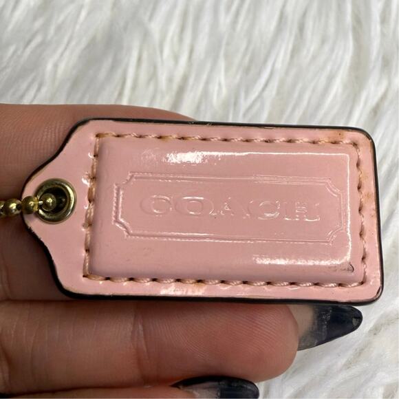 1.5" COACH Fob Bag Charm Hang tag Hangtag - Picture 1 of 2